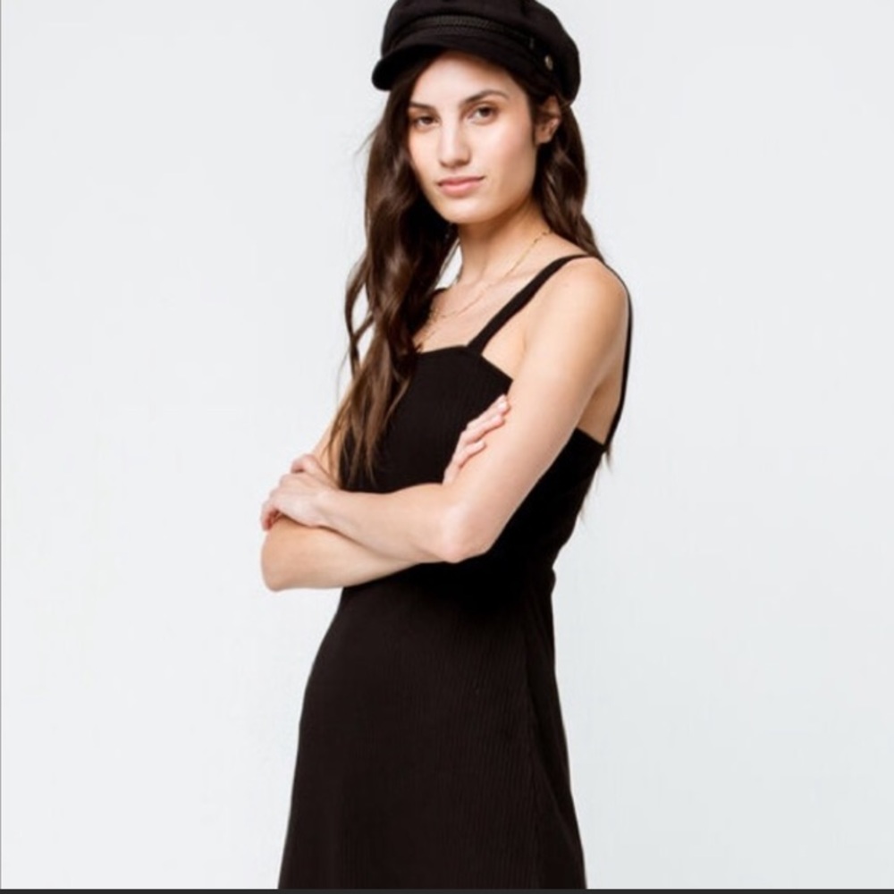 Vans black ribbed Bonita dress NWOT